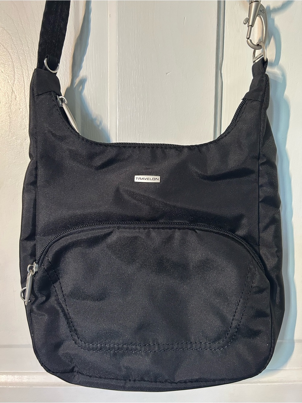 Travelon Black Crossbody Shoulder Bag - Secure Everyday Sling